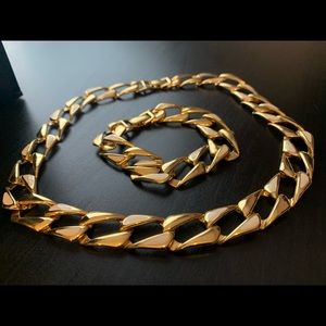 Vintage Monet Necklace and Bracelet